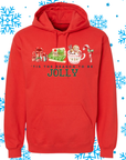 Tis the Season to Be Jolly Hoodie | Cozy Holiday Christmas Apparel