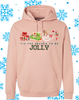 Tis the Season to Be Jolly Hoodie | Cozy Holiday Christmas Apparel
