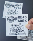 It’s a Good Day to Read a Book Sticker - Cozy Reading Vinyl Decal for Laptops, Water Bottles, Journals & more