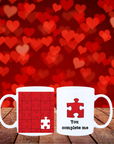 Missing Piece of My Heart – You Complete Me Couple Mugs