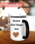 Personalised 15oz Custom Mug – Custom Name, Quote, or Photo | Gift for Coffee Lovers, Birthday, Anniversary, or Office | Dishwasher & Microwave Safe