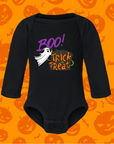 Boo Trick or Treat Baby Onesie / Toddler T-Shirt - Cute Halloween Outfit for Infants & Kids