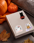 I’m Booked Ghoul Sticker - Cute Halloween Ghost Book Lover Decal