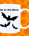 Bat to the Bone Coffee Mug - Funny Halloween Mug for Coffee Lovers