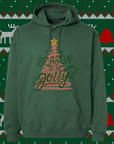 Tis the Season to Be Jolly Christmas Tree Hoodie | Cozy Holiday Christmas Apparel