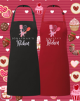 Custom His/Her Name Kitchen Apron – Personalized Cooking Apron for Adults