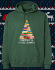 Wrapped up in Stories and blankets Hoodie| Funny Holiday Cozy Apparel