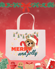Merry and Jolly Tote Bag – Festive Christmas Shopper