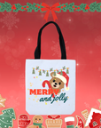 Merry and Jolly Tote Bag – Festive Christmas Shopper
