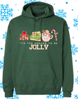 Tis the Season to Be Jolly Hoodie | Cozy Holiday Christmas Apparel