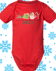 Tis the Season to Be Jolly Tshirt, Bodysuit and Bib | Cozy Holiday Christmas Apparel