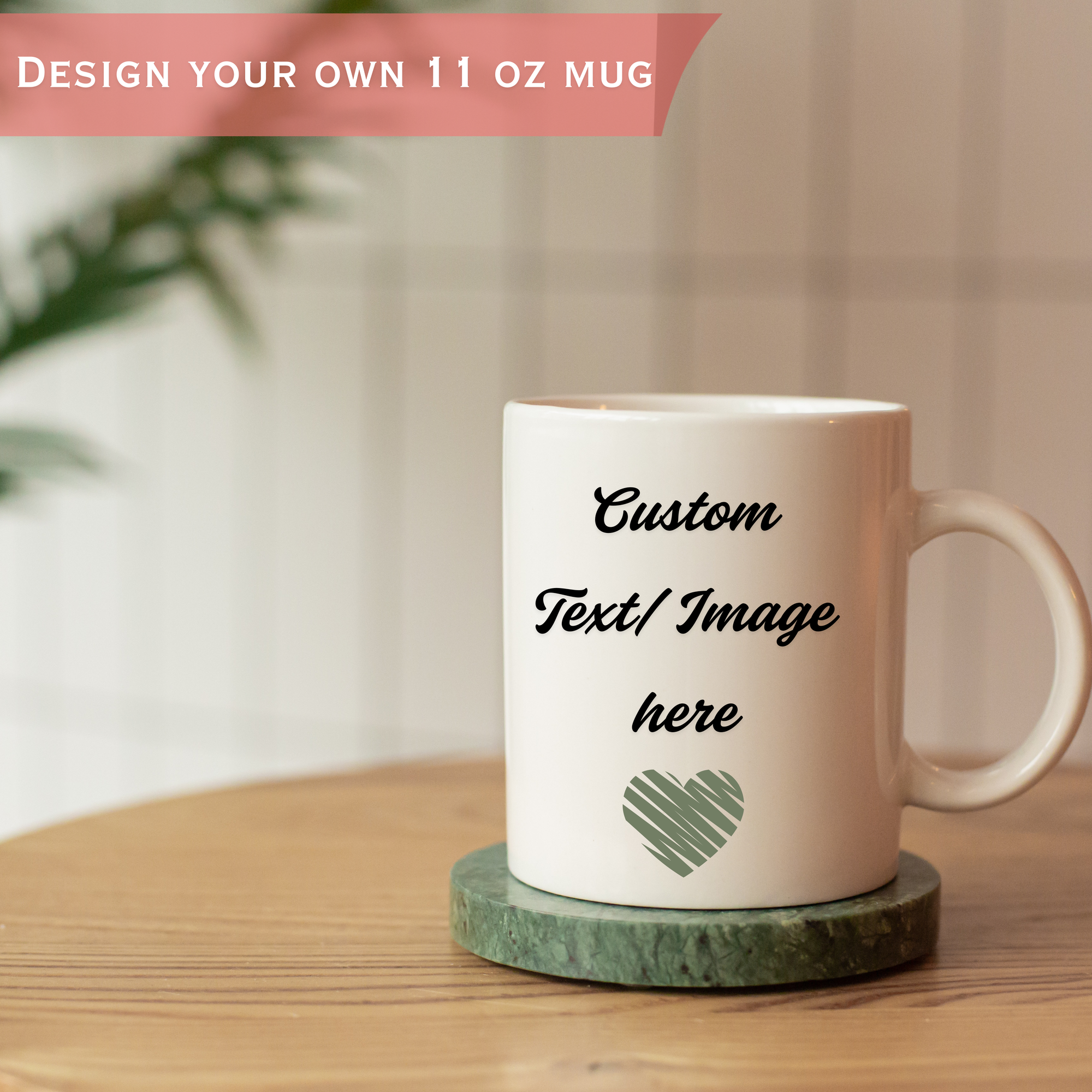 Personalised 11oz Custom Mug – Custom Name, Quote, or Photo | Gift for Coffee Lovers, Birthday, Anniversary, or Office | Dishwasher &amp; Microwave Safe