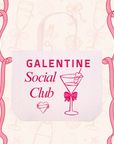 Galentine Social Club Tote Bag – Funny Friendship Gift & Girl Squad Tote