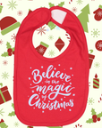 Believe in the Magic of Christmas Tshirt, Bodysuit and Bib | Cozy Holiday Christmas Apparel