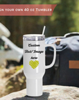 Personalised 40oz Travel Tumbler – Custom Name, Quote, or Photo | Gift for Coffee Lovers, Birthday, Anniversary, or Office | Dishwasher Safe (Inside Stainless steel)