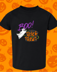 Boo Trick or Treat Baby Onesie / Toddler T-Shirt - Cute Halloween Outfit for Infants & Kids