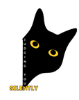 Judging You Silently Sticker – Funny Sarcastic Vinyl Decal for Laptop, Water Bottle & Journals