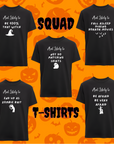Halloween Squad Matching T-Shirts | Funny Group Costume Shirts