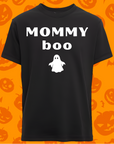 Family Halloween Matching T-Shirts | Daddy Boo, Mommy Boo, Little Boo & Baby Boo