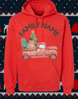 CUSTOM Family Name | Personalized Christmas Matching Hoodies