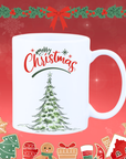 Merry Christmas Mug – Festive Holiday Coffee Cup